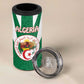 Personalised Afro Algeria 4 in 1 Can Cooler Tumbler Coat Of Arms With Islamic Pattern