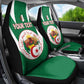 Personalised Afro Algeria Car Seat Cover Coat Of Arms With Islamic Pattern