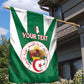 Personalised Afro Algeria Garden Flag Coat Of Arms With Islamic Pattern