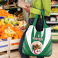 Personalised Afro Algeria Grocery Bag Coat Of Arms With Islamic Pattern