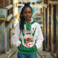 Personalised Afro Algeria Hoodie Coat Of Arms With Islamic Pattern