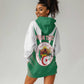 Personalised Afro Algeria Hoodie Dress Coat Of Arms With Islamic Pattern