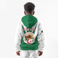 Personalised Afro Algeria Kid Hoodie Coat Of Arms With Islamic Pattern