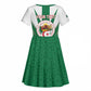 Personalised Afro Algeria Kid Short Sleeve Dress Coat Of Arms With Islamic Pattern