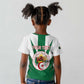 Personalised Afro Algeria Kid T shirt Coat Of Arms With Islamic Pattern