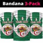 Personalised Afro Algeria Neck Gaiter Coat Of Arms Islamic Pattern LT15