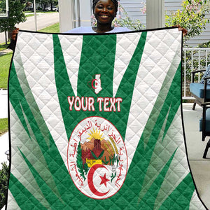 Personalised Afro Algeria Quilt Coat Of Arms With Islamic Pattern