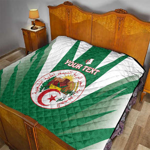 Personalised Afro Algeria Quilt Coat Of Arms With Islamic Pattern