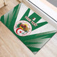 Personalised Afro Algeria Rubber Doormat Coat Of Arms With Islamic Pattern