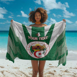 Personalised Afro Algeria Sarong Coat Of Arms With Islamic Pattern