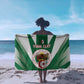 Personalised Afro Algeria Sarong Coat Of Arms With Islamic Pattern