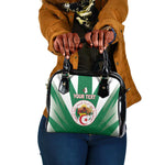 Personalised Afro Algeria Shoulder Handbag Coat Of Arms With Islamic Pattern