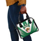 Personalised Afro Algeria Shoulder Handbag Coat Of Arms With Islamic Pattern