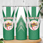 Personalised Afro Algeria Skinny Tumbler Coat Of Arms With Islamic Pattern
