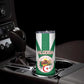Personalised Afro Algeria Skinny Tumbler Coat Of Arms With Islamic Pattern