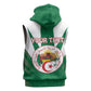 Personalised Afro Algeria Sleeveless Hoodie Coat Of Arms With Islamic Pattern - African Pride