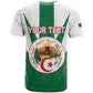 Personalised Afro Algeria T shirt Coat Of Arms With Islamic Pattern