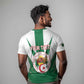 Personalised Afro Algeria T shirt Coat Of Arms With Islamic Pattern