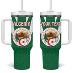 Personalised Afro Algeria Tumbler With Handle Coat Of Arms With Islamic Pattern