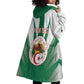 Personalised Afro Algeria Wearable Blanket Hoodie Coat Of Arms With Islamic Pattern