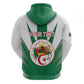 Personalised Afro Algeria Zip Hoodie Coat Of Arms With Islamic Pattern