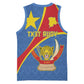 Personalised DR Congo Basketball Jersey Coat Of Arms With Map - African Pride