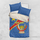 Personalised DR Congo Bedding Set Coat Of Arms With Map