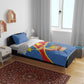 Personalised DR Congo Bedding Set Coat Of Arms With Map