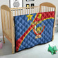 Personalised DR Congo Quilt Coat Of Arms With Map