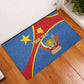 Personalised DR Congo Rubber Doormat Coat Of Arms With Map