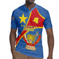 Personalised DR Congo Rugby Jersey Coat Of Arms With Map