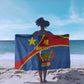 Personalised DR Congo Sarong Coat Of Arms With Map