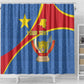 Personalised DR Congo Shower Curtain Coat Of Arms With Map