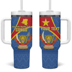 Personalised DR Congo Tumbler With Handle Coat Of Arms With Map
