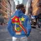 Personalised DR Congo Zip Hoodie Coat Of Arms With Map