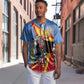 DR Congo Baseball Jersey Okapi Coat Of Arms