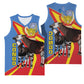 DR Congo Basketball Jersey Okapi Coat Of Arms - African Pride