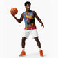 DR Congo Basketball Jersey Okapi Coat Of Arms - African Pride