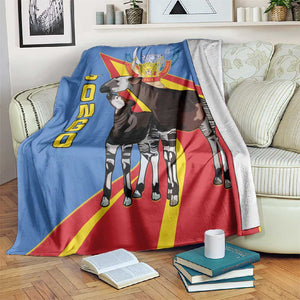 DR Congo Blanket Okapi Coat Of Arms