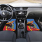 DR Congo Car Mats Okapi Coat Of Arms