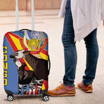 DR Congo Luggage Cover Okapi Coat Of Arms