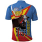 DR Congo Polo Shirt Okapi Coat Of Arms
