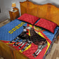 DR Congo Quilt Bed Set Okapi Coat Of Arms
