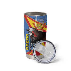 DR Congo Tumbler Cup Okapi Coat Of Arms
