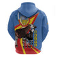 DR Congo Zip Hoodie Okapi Coat Of Arms