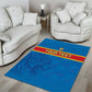 DR Congo Football Custom Area Rug Go Champions