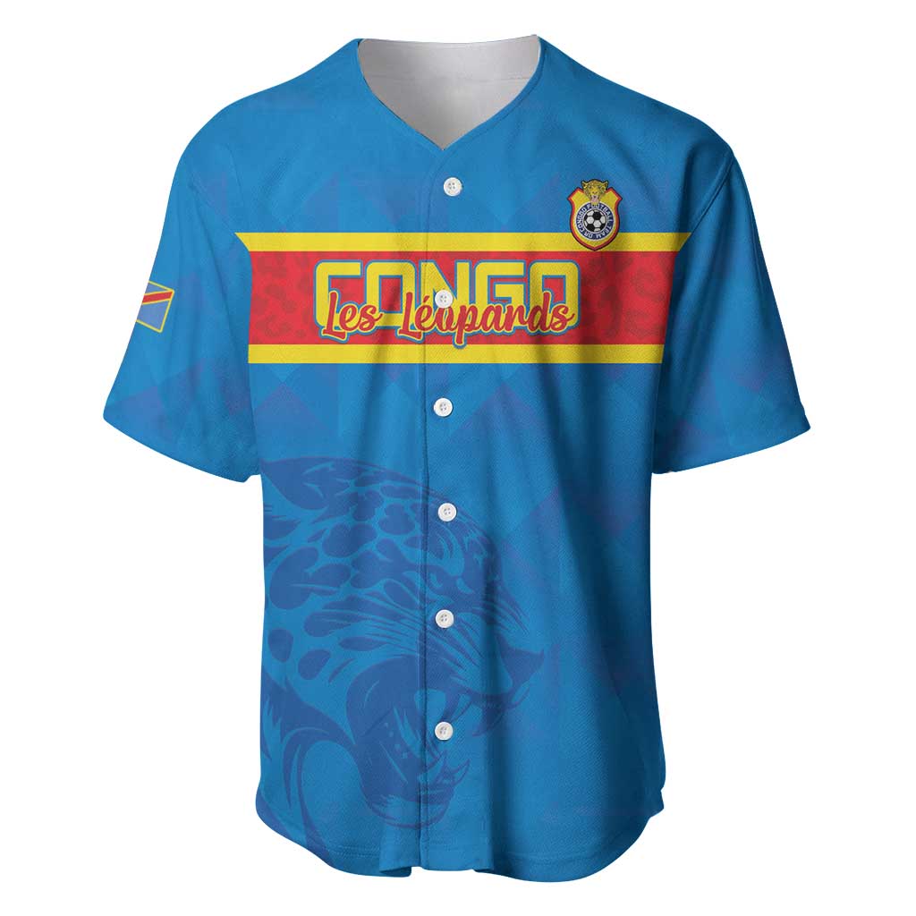 DR Congo Football Custom Baseball Jersey Go Champions