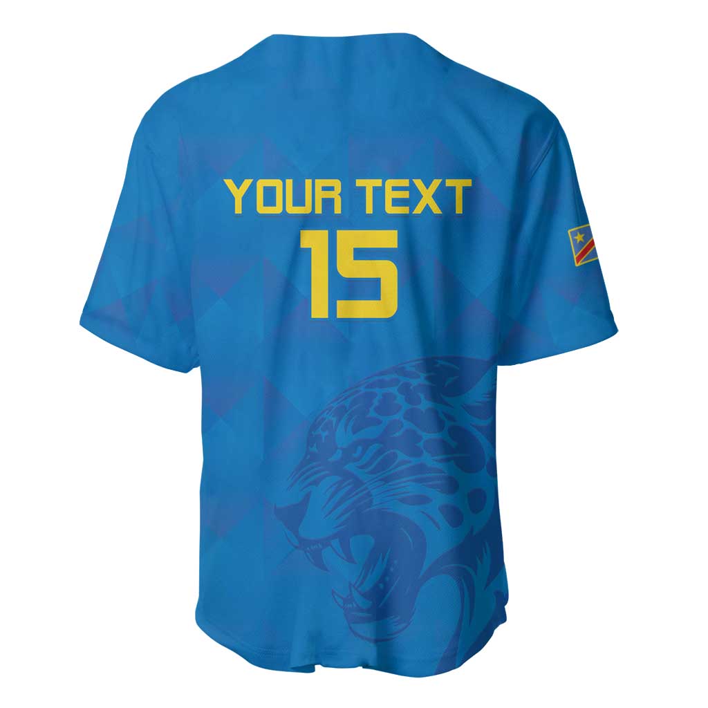 DR Congo Football Custom Baseball Jersey Go Champions