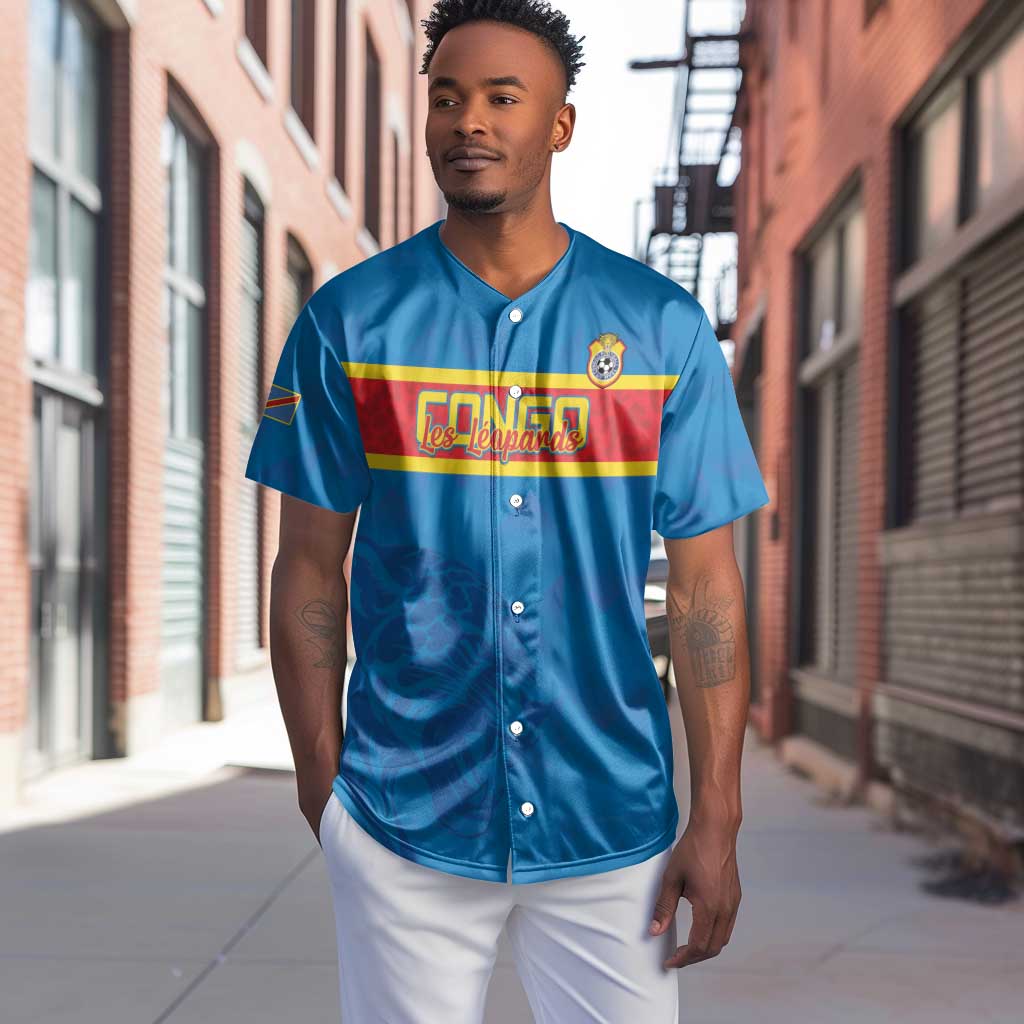 DR Congo Football Custom Baseball Jersey Go Champions