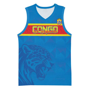 DR Congo Football Custom Basketball Jersey Go Champions - African Pride
